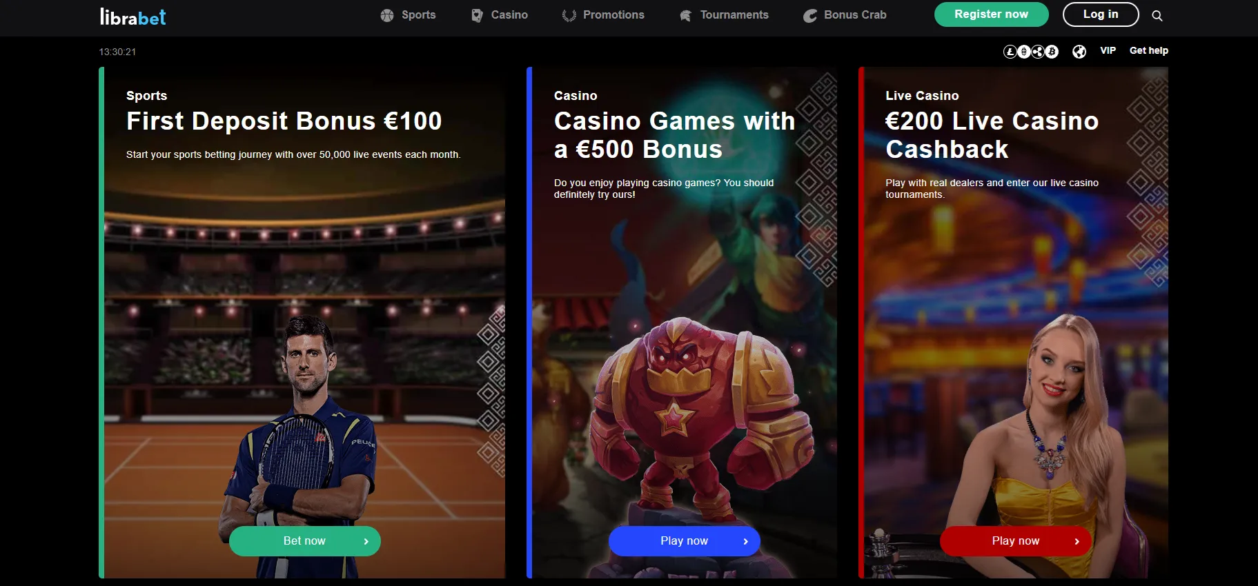 Screenshot Librabet