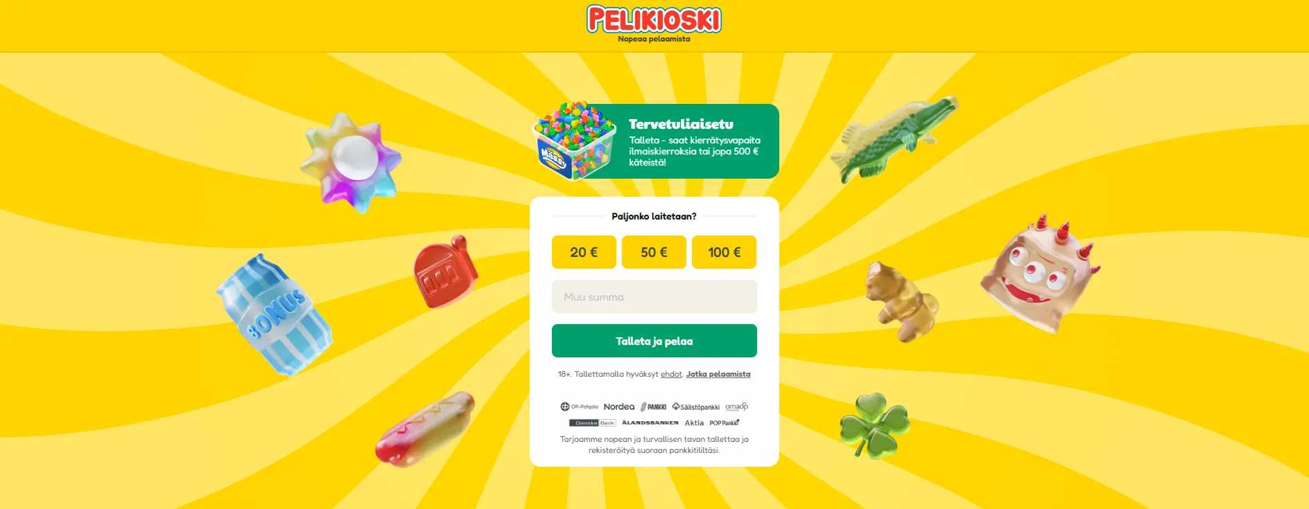 Kuvankaappaus Pelikioski