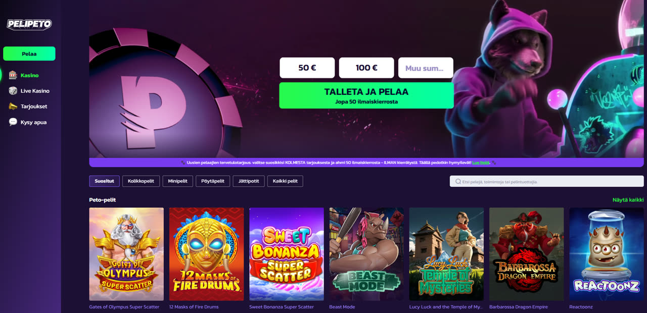 Screenshot Pelipeto
