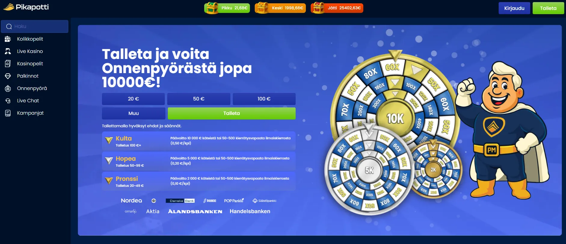 Kuvankaappaus Pikapotti