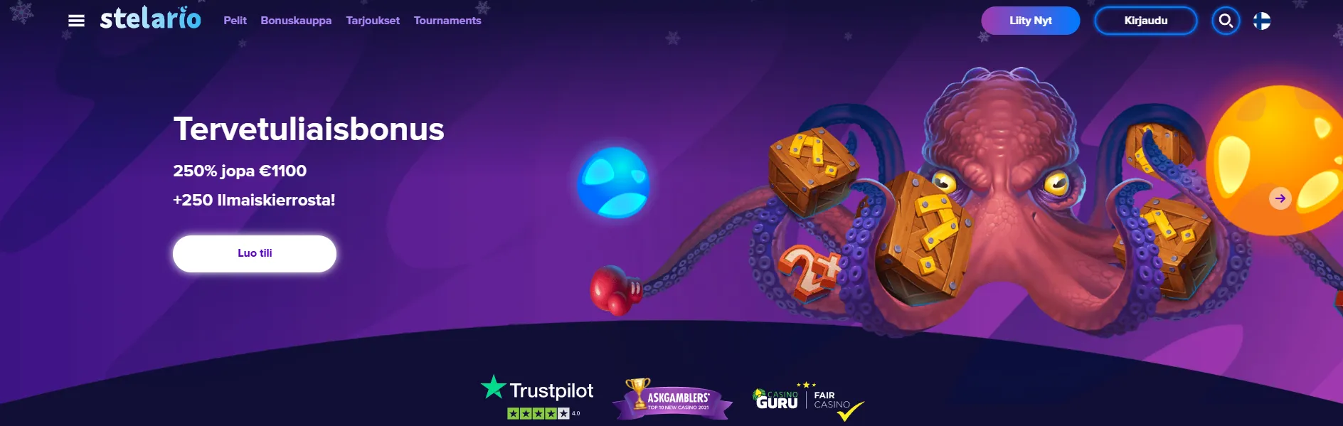 Kuvankaappaus Stelario casino